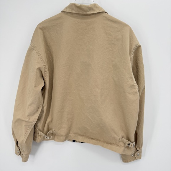 Vintage Disney Embroidered Mechanic Jacket Size L Mickey Gas & Grease Canvas - Picture 6 of 13